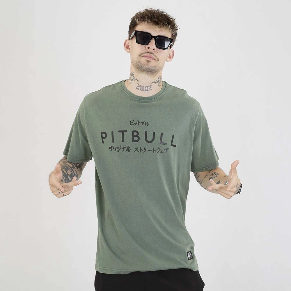 Koszulka Pit Bull Mt.Fuji zielona