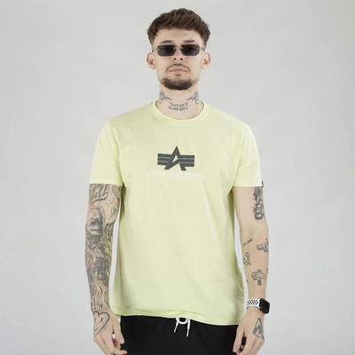Koszulka Alpha Industries Basic T Rubber 100501RB limonkowa