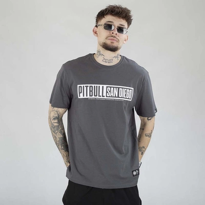 Koszulka Pit Bull Eighty Nine Dog grafitowa