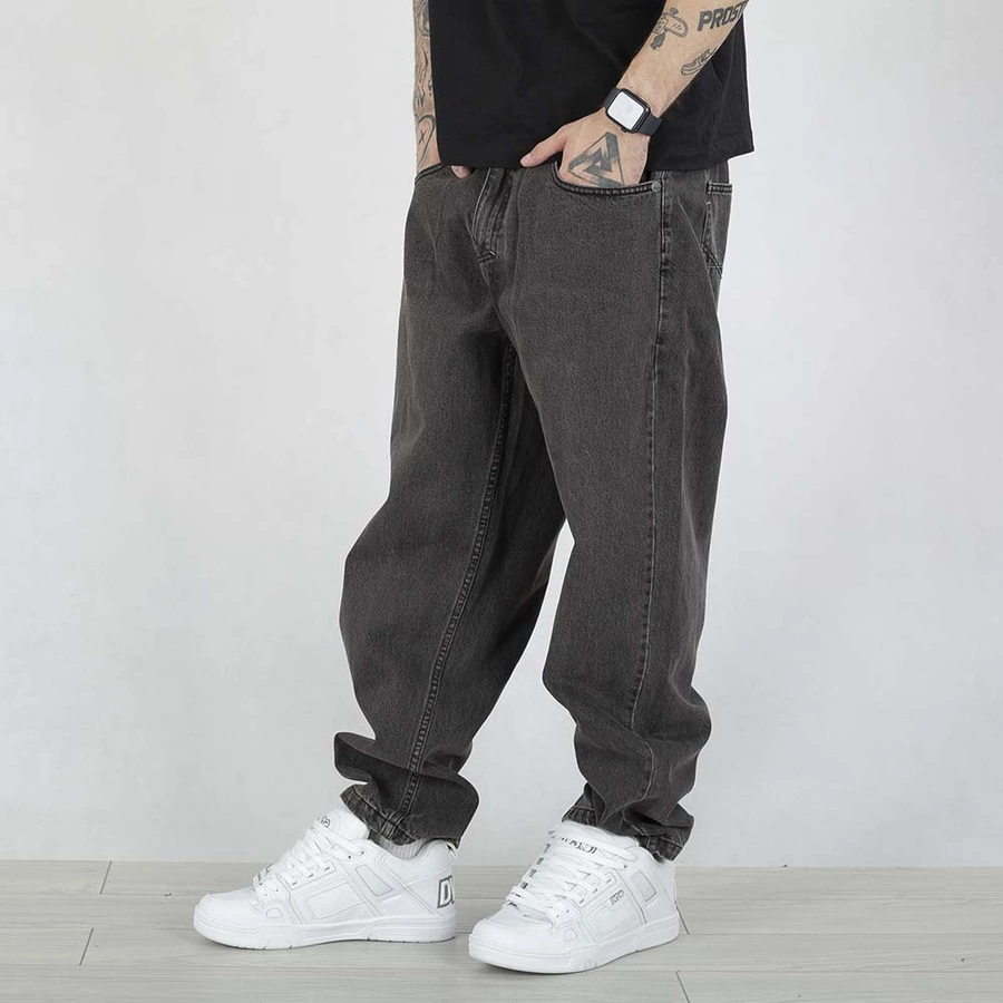 Spodnie Mass Jeans Baggy Fit Slang czarne