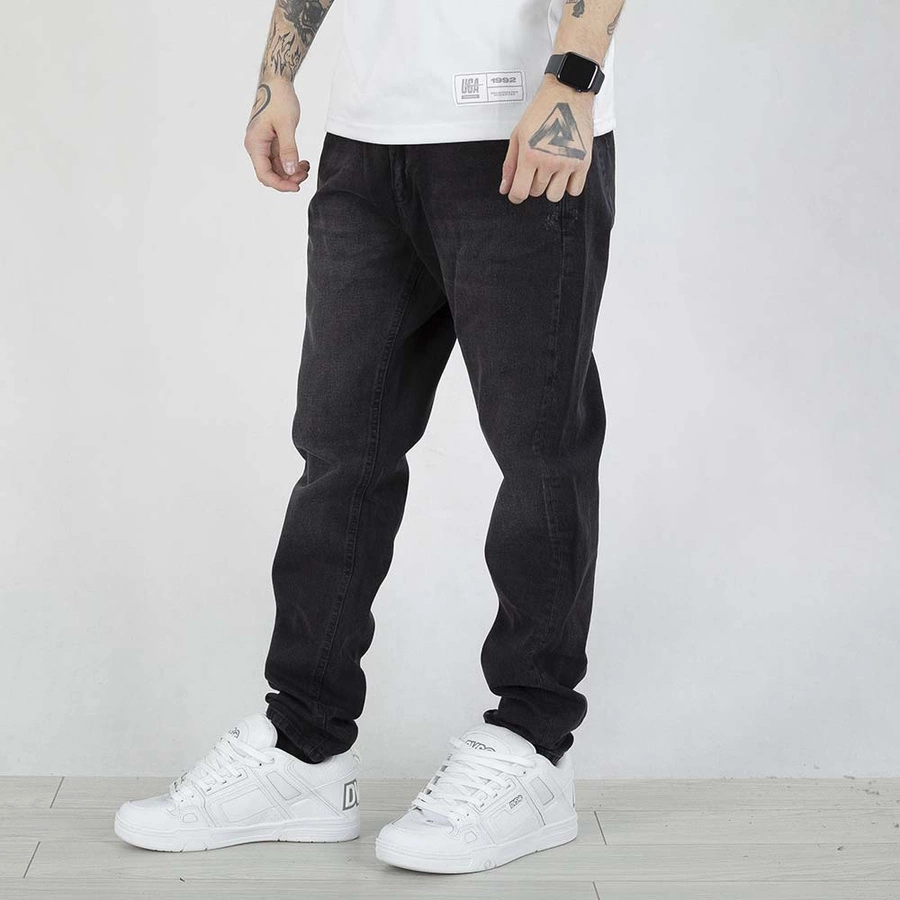 Spodnie I8 Denim BOY49 czarne