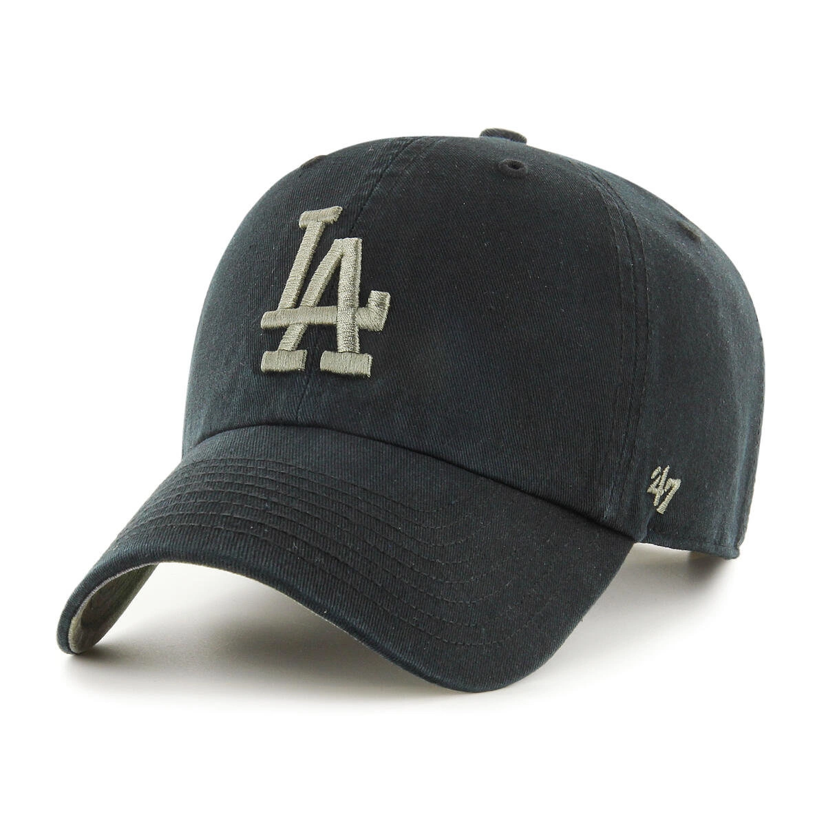 Czapka 47 Brand MLB Los Angeles Dodgers Ballpark Camo 47 CLEAN UP B-BPCAM12GWS-BK