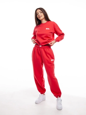 Bluza Nice View Brand Cewneck Small czerwona