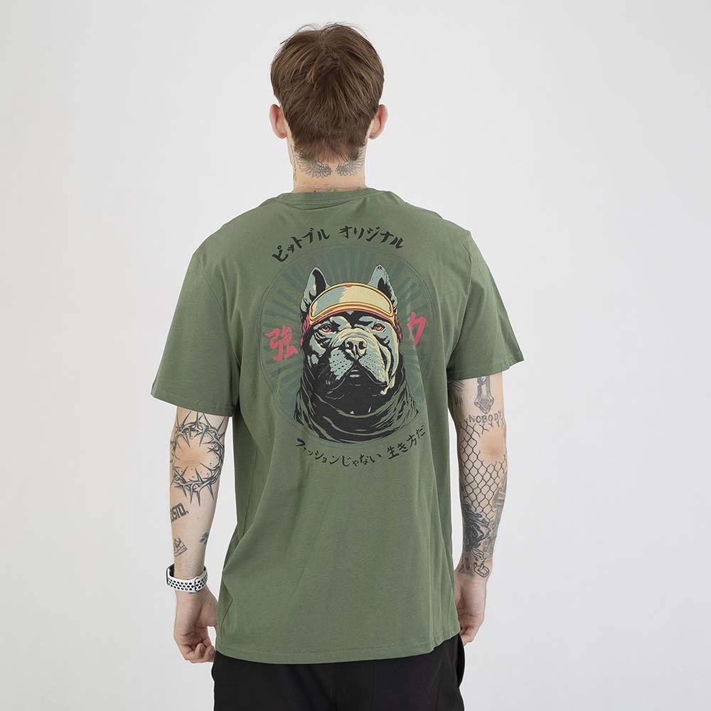 Koszulka Pit Bull Mt.Fuji zielona