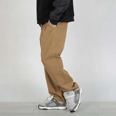 Spodnie Mass Baggy Fit Clamber brązowe