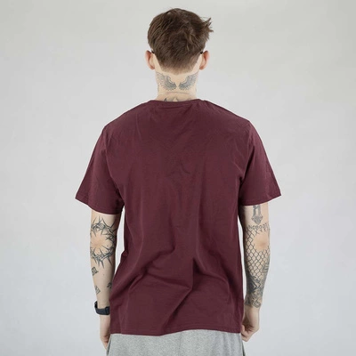 Koszulka Pit Bull Small Logo ciemna bordowa