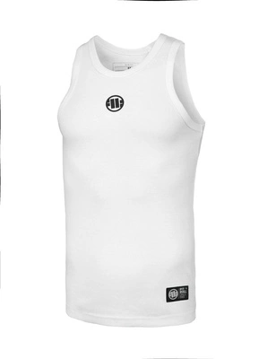 Tank top Pit Bull Rib Small Logo biały