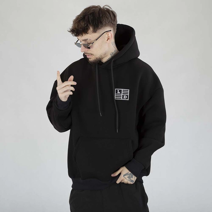 Bluza Lucky Dice Hoodie Flag czarna