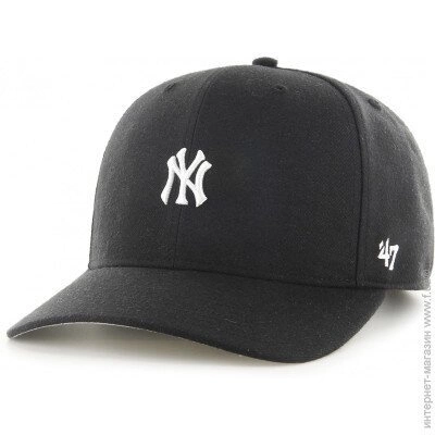 Czapka 47 Brand MLB New York Yankees Base Runner Snap '47 B-BRMDP17WBP-BK