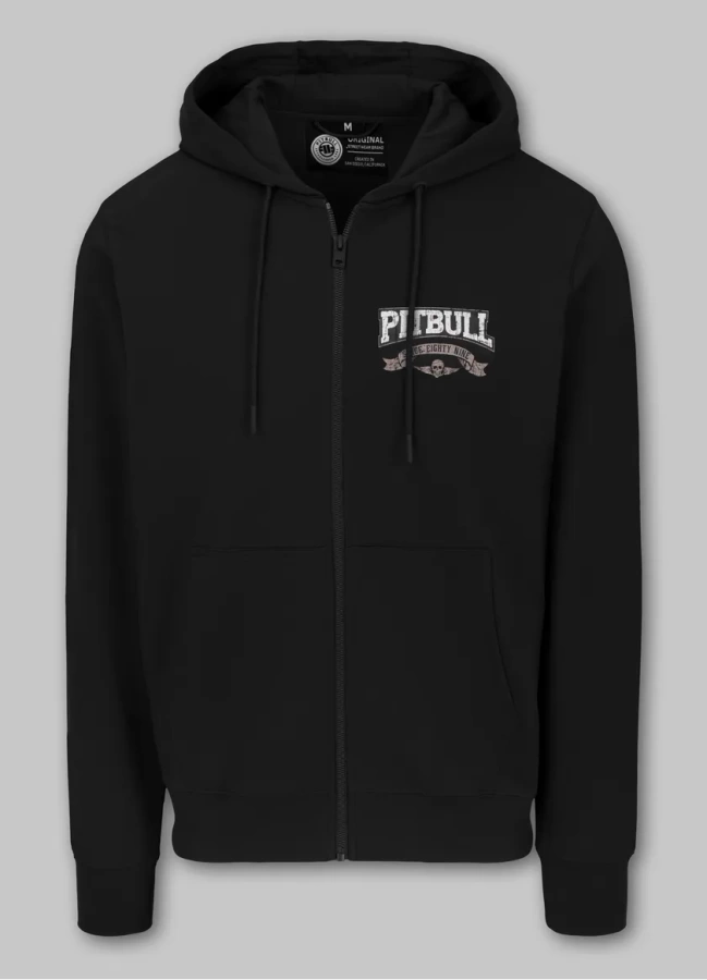 Bluza Pit Bull Zip Hoodie Troublemaker czarna