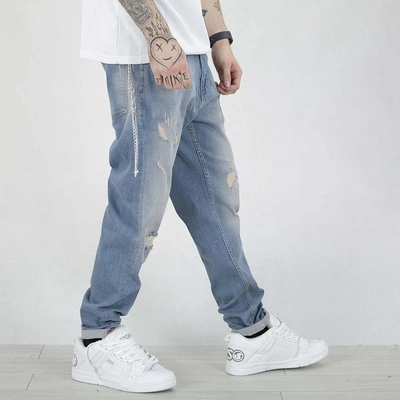 Spodnie Jogger I8 Denim BOY47 jasne niebieskie