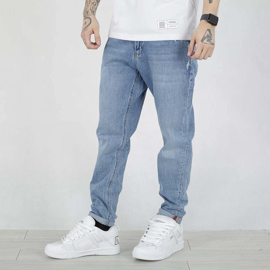 Spodnie I8 Denim BOY44 jasne niebieskie