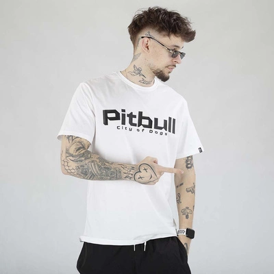 Koszulka Pit Bull City Of Dogs biała