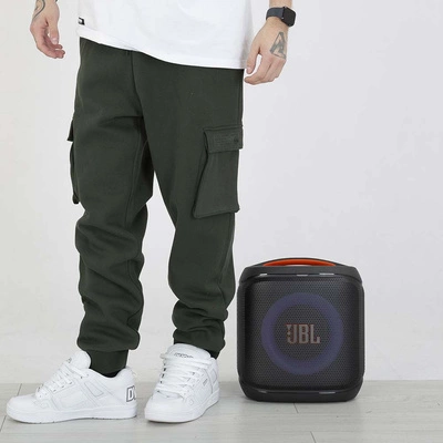 Spodnie dresowe Pit Bull cargo Cypress Sport ciemne zielone