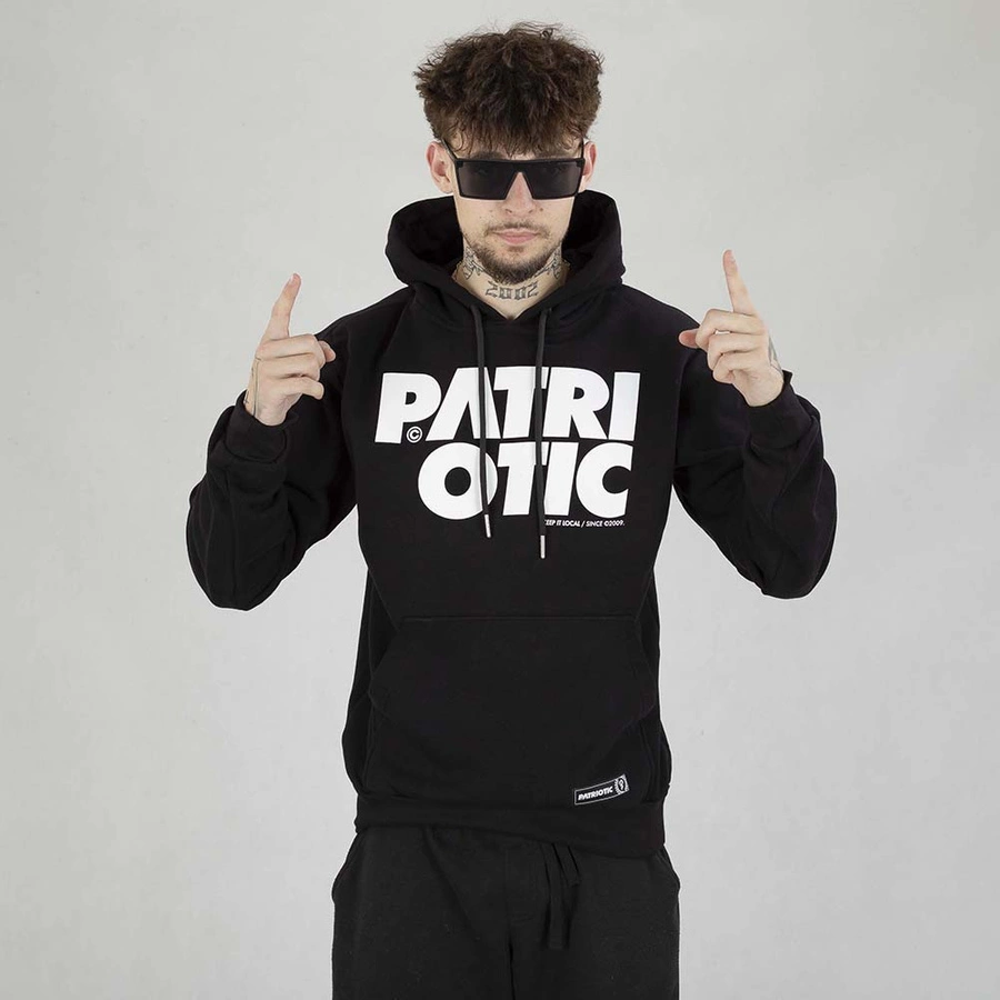 Bluza Hoodie Patriotic CLS czarno biała