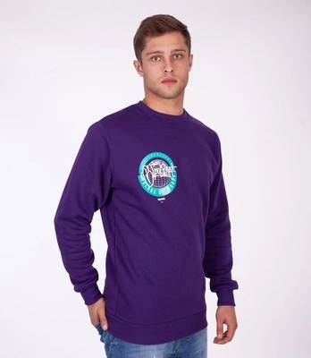 El Polako COLORS OF WORDS Bluza Fioletowy