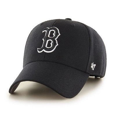 Czapka 47 Brand MLB Boston Red Sox '47 MVP Snapback czarna B-MVPSP02WBP-BKA