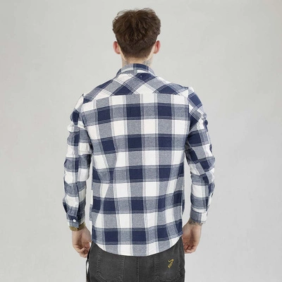 Koszula Pit Bull Mitchell Classic granatowo biała