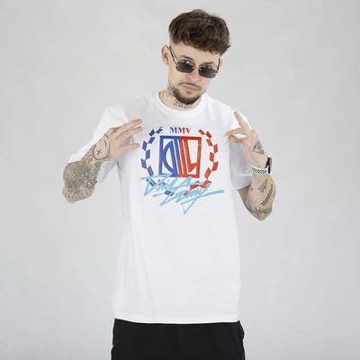 Koszulka Diil Laur Gang biała błękinta