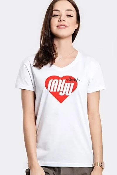 Koszulka Stoprocent TDV Fakju biała OUTLET