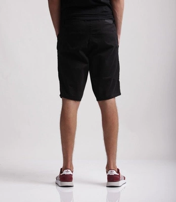 Biuro Ochrony Rapu CLASSIC BORCREW Szorty jeans Czarny
