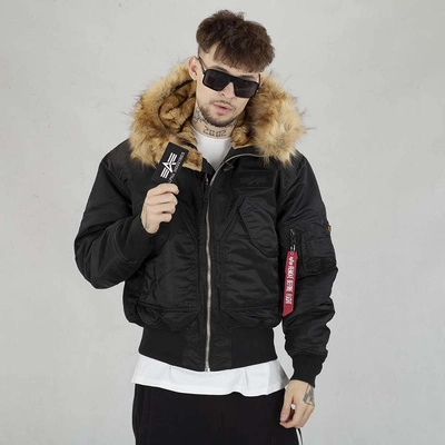 Kurtka Alpha Industries 45P Hooded Custom 113145 czarna