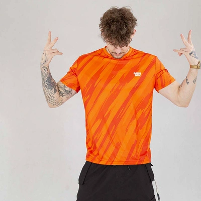 Koszulka Patriotic Cls Stretch pomarańczowa