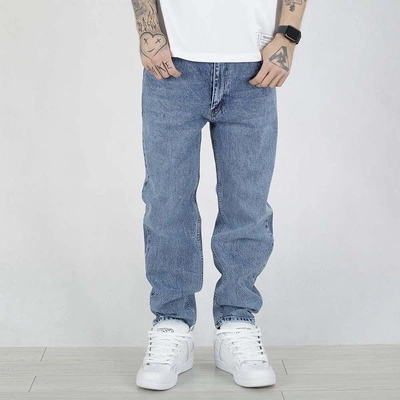 Spodnie Baggy Jigga Wear Carrot Crown niebieskie jeans